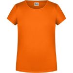 James+Nicholson Mädchen-T-Shirt aus Bio-Baumwolle 8007G – Orange XS