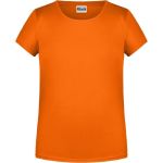 James+Nicholson 8007G Mädchen-T-Shirt aus Bio-Baumwolle – Orange XXL