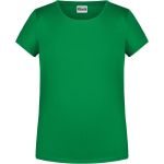 James+Nicholson 8007G Mädchen-T-Shirt aus Bio-Baumwolle – Farngrün XS