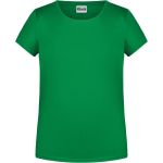 James+Nicholson Mädchen-T-Shirt aus Bio-Baumwolle 8007G – Farngrün M