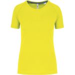 Damen-Sport-T-Shirt Kariban PA4013 – Fluoreszierendes Gelb XXL