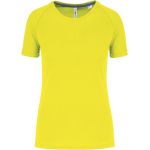 Damen-Sport-T-Shirt Kariban PA4013 – Fluoreszierendes Gelb S