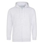 Herren-Kapuzenpullover mit Reißverschluss ZOODIE – Ash XXL