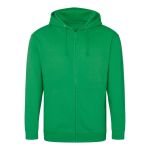 Herren-Kapuzenpullover mit Reißverschluss ZOODIE – Kelly Green S