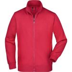 James+Nicholson JN46 Herren-Kapuzenpullover mit Reißverschluss – Rot XL