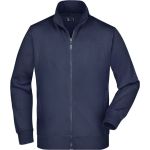 James+Nicholson JN46 Herren-Kapuzenpullover mit Reißverschluss – Marineblau L