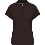 Damen Poloshirt Kariban K242 - Schokolade S
