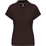 Damen-Poloshirt Kariban K242 - Schokolade M
