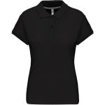 Damen Poloshirt Kariban K242 - Schwarz S