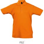 Kinderpoloshirt Summer Kids II - Orange 6 Jahre